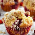Cranberry Orange Muffins with Streusel Topping