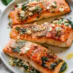 Stuffed Salmon With Spinach & Feta
