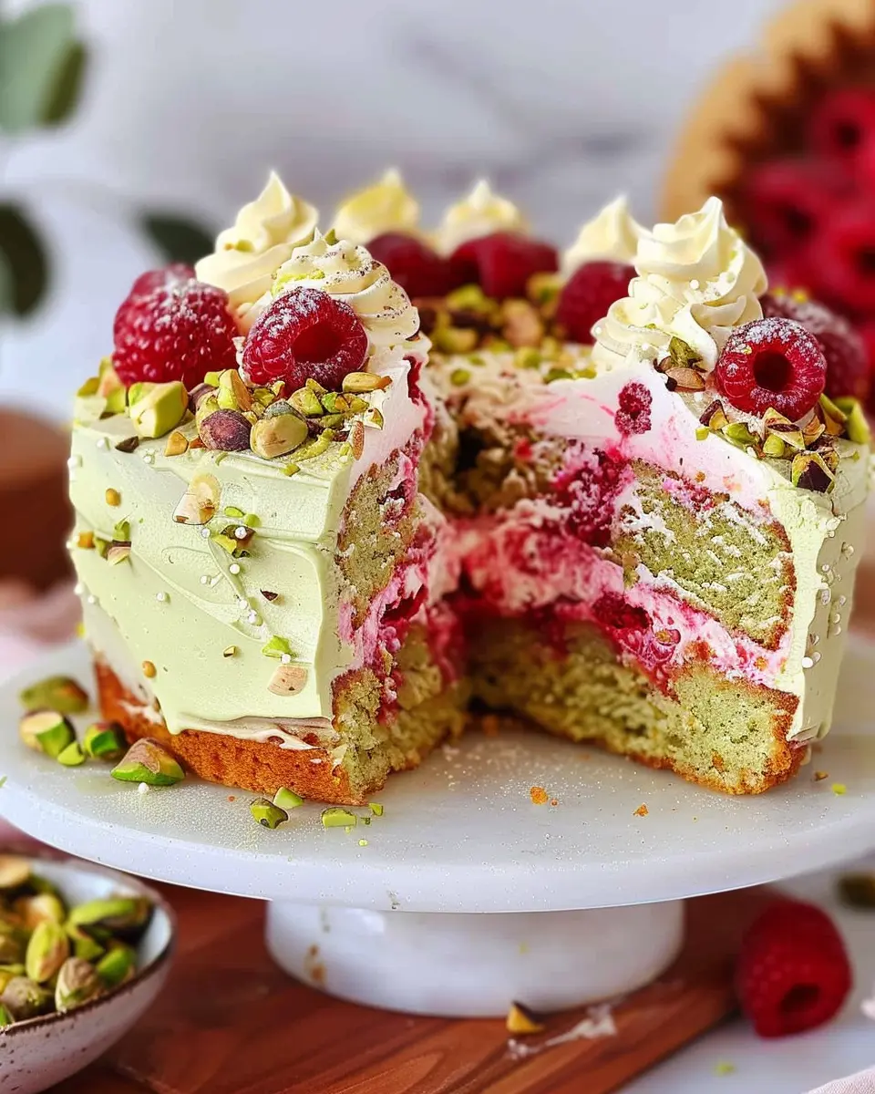 Pistachio Raspberry Cake: The Best Indulgent Treat for Any Occasion