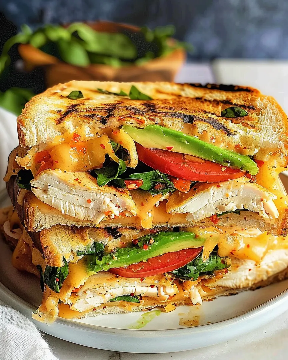 Copycat Panera Chipotle Chicken Avocado Melt With Turkey Bacon Delight