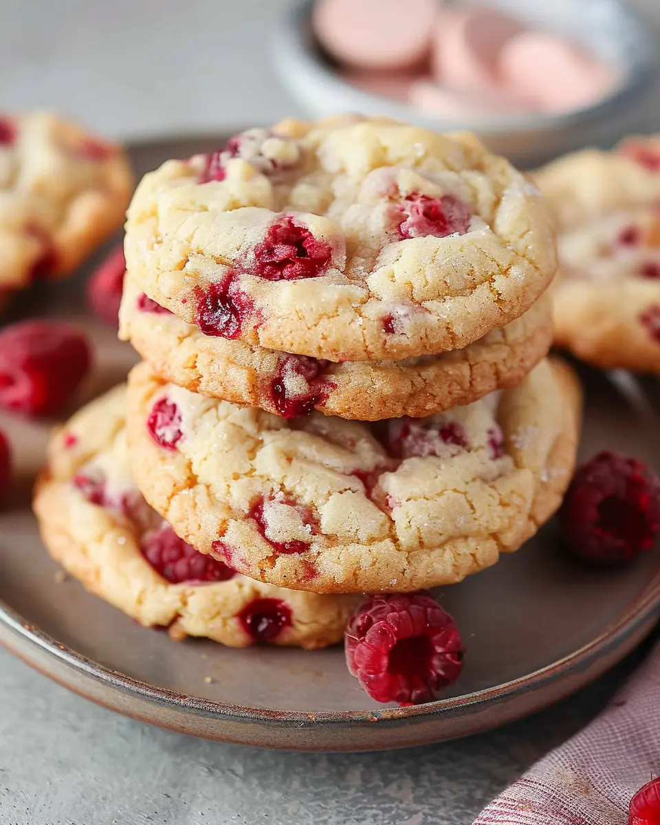 Vanilla Raspberry Cookies: Easy Treats to Satisfy Your Sweet Tooth