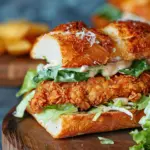 Crispy Chicken Caesar Sandwich