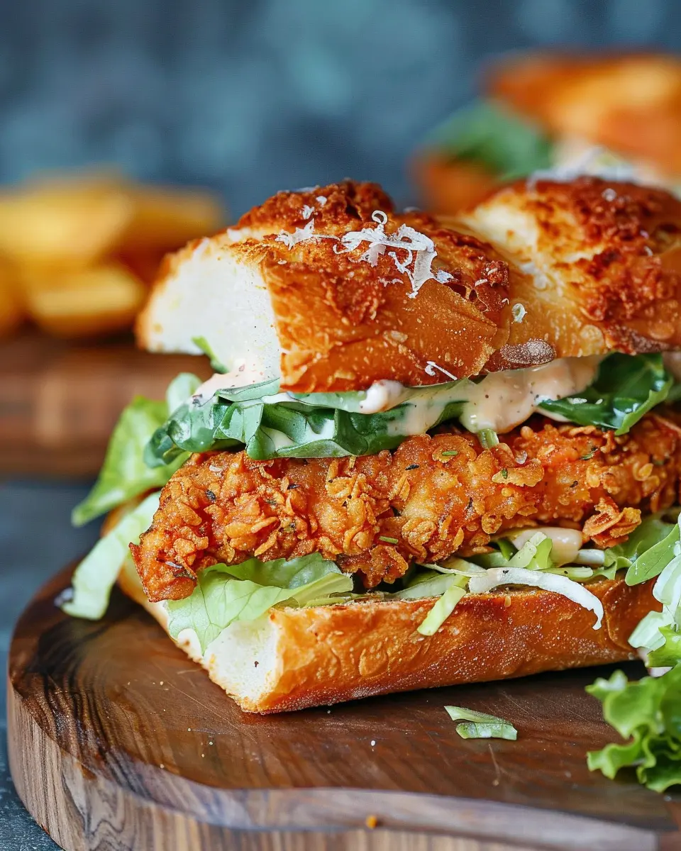 Crispy Chicken Caesar Sandwich: The Best Homemade Twist