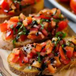 Tomato Basil Bruschetta with Balsamic Drizzle