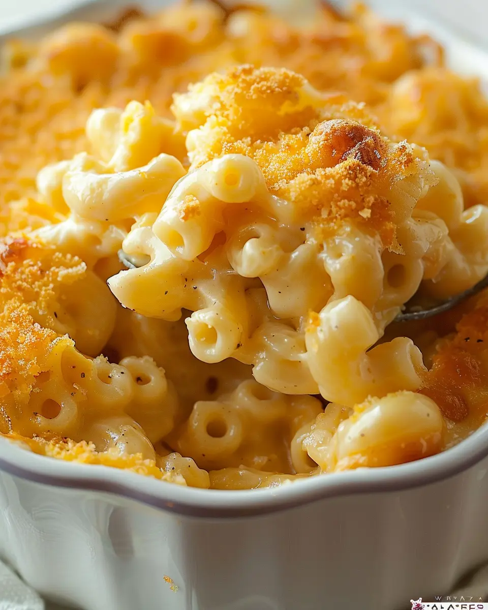 Paula Deen’s Crockpot Macaroni &amp; Cheese with Turkey Bacon Delight