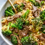 Beef and Broccoli Ramen Stir Fry