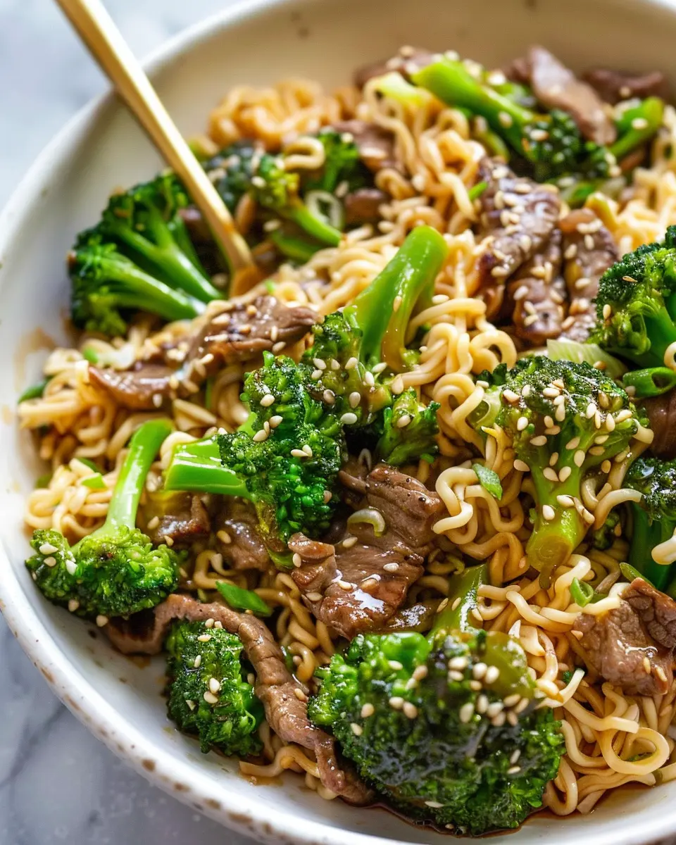 Beef and Broccoli Ramen Stir Fry: Easy Recipe for a Delicious Night