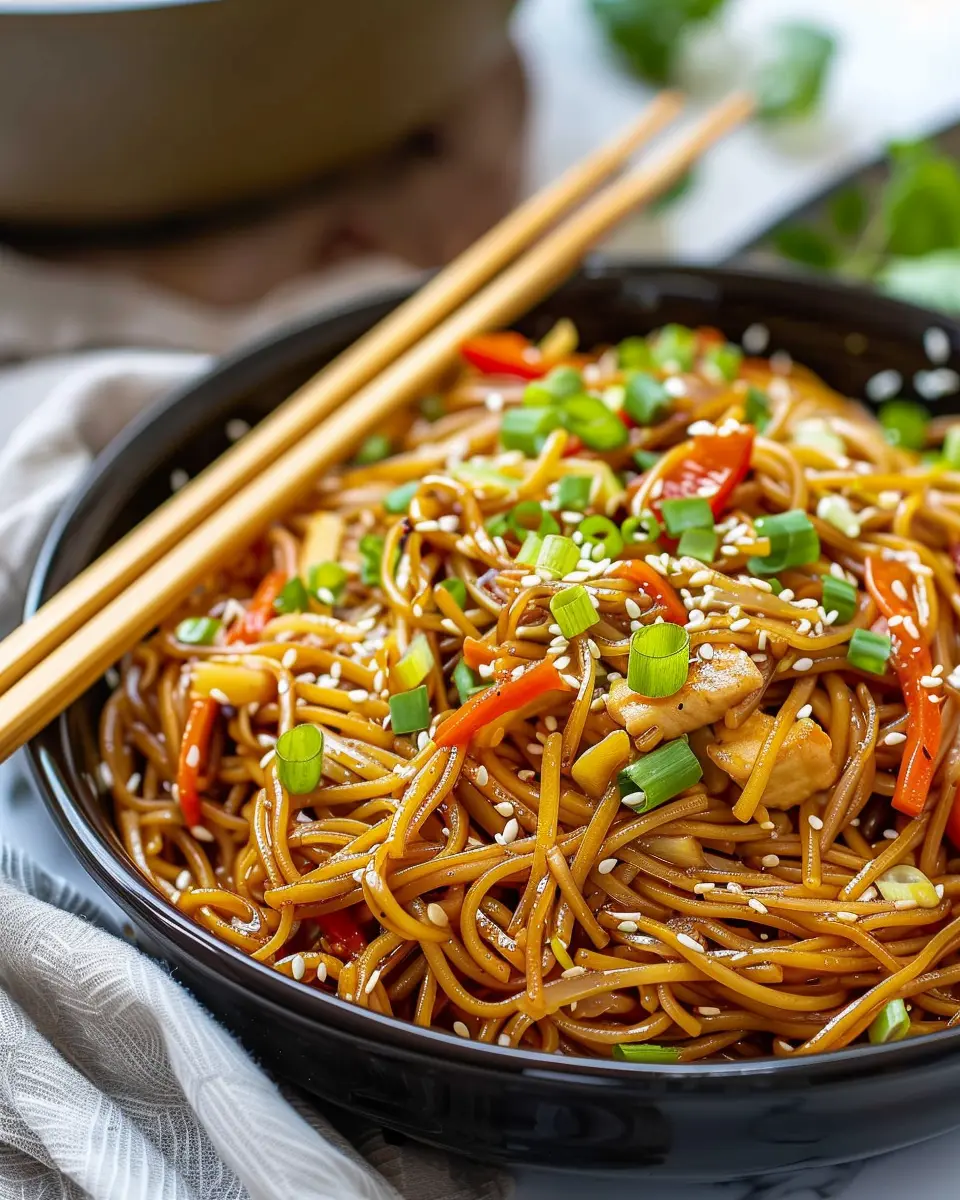 Easy One-Pot Teriyaki Noodles: Quick &amp; Flavorful Dinner Delight