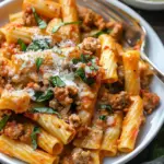 Creamy Sausage Rigatoni