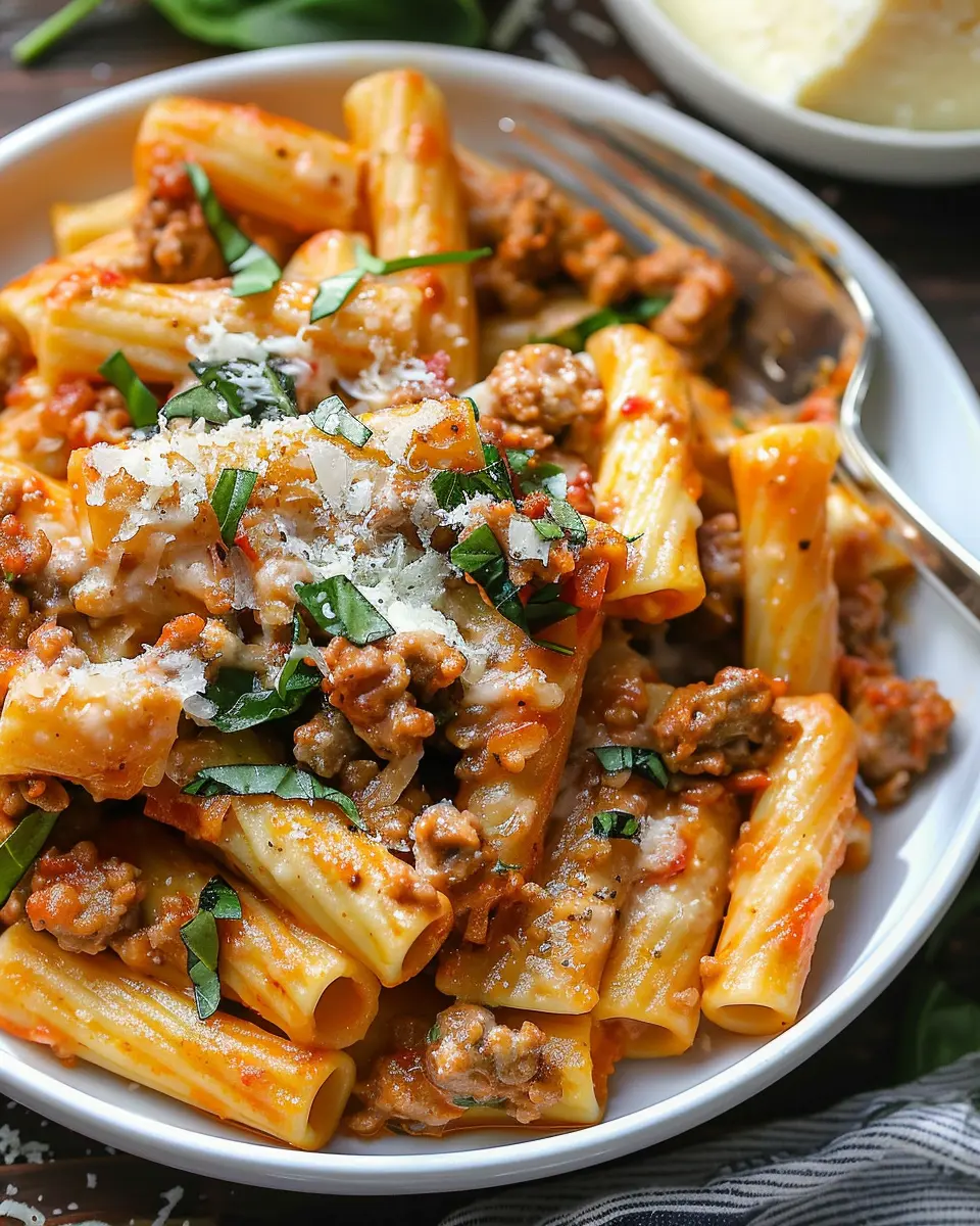 Creamy Sausage Rigatoni: The Best Comfort Food for Any Night